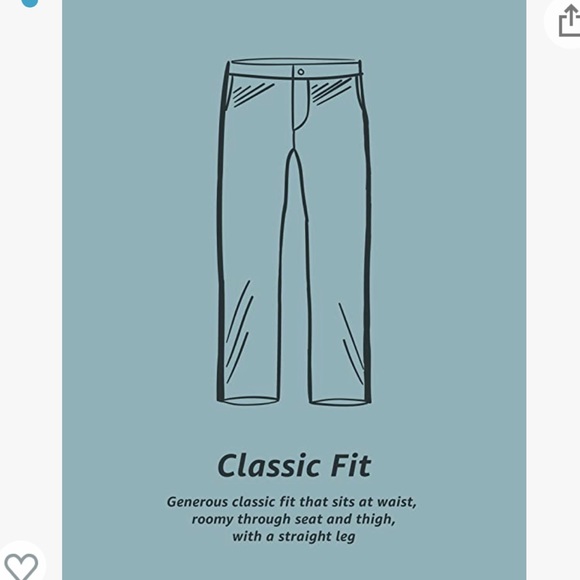 Amazon Essentials Men's Classic-fit Wrinkle-Resistant Pleated Chino Pant New - Picture 7 of 10